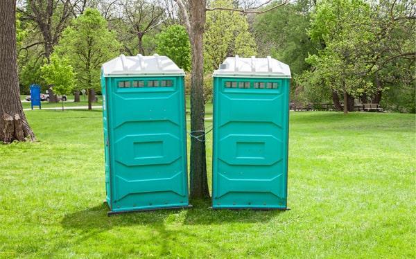 long-term porta potties should be serviced on a frequent basis, normally once a week, to ensure cleanliness and functionality